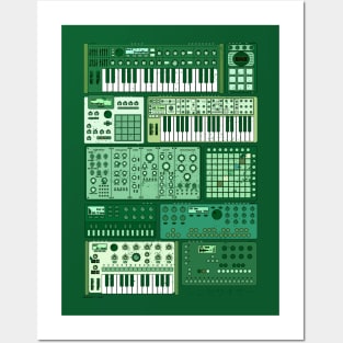 Synthesizers and Electronic Music Instruments Posters and Art